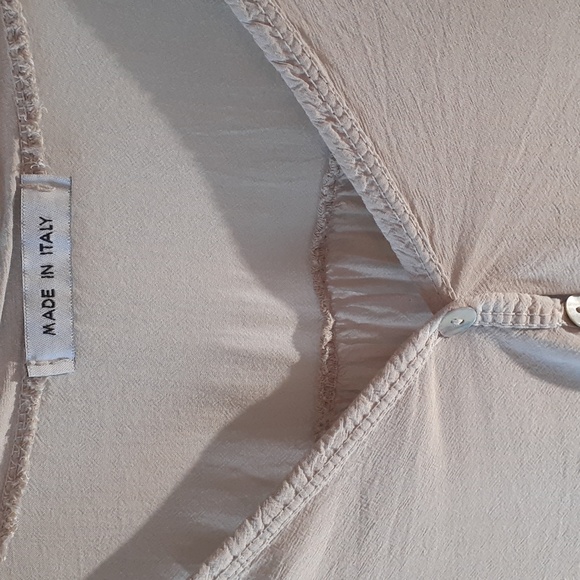 Italian made long sleeve roll up top size X large - Picture 3 of 7